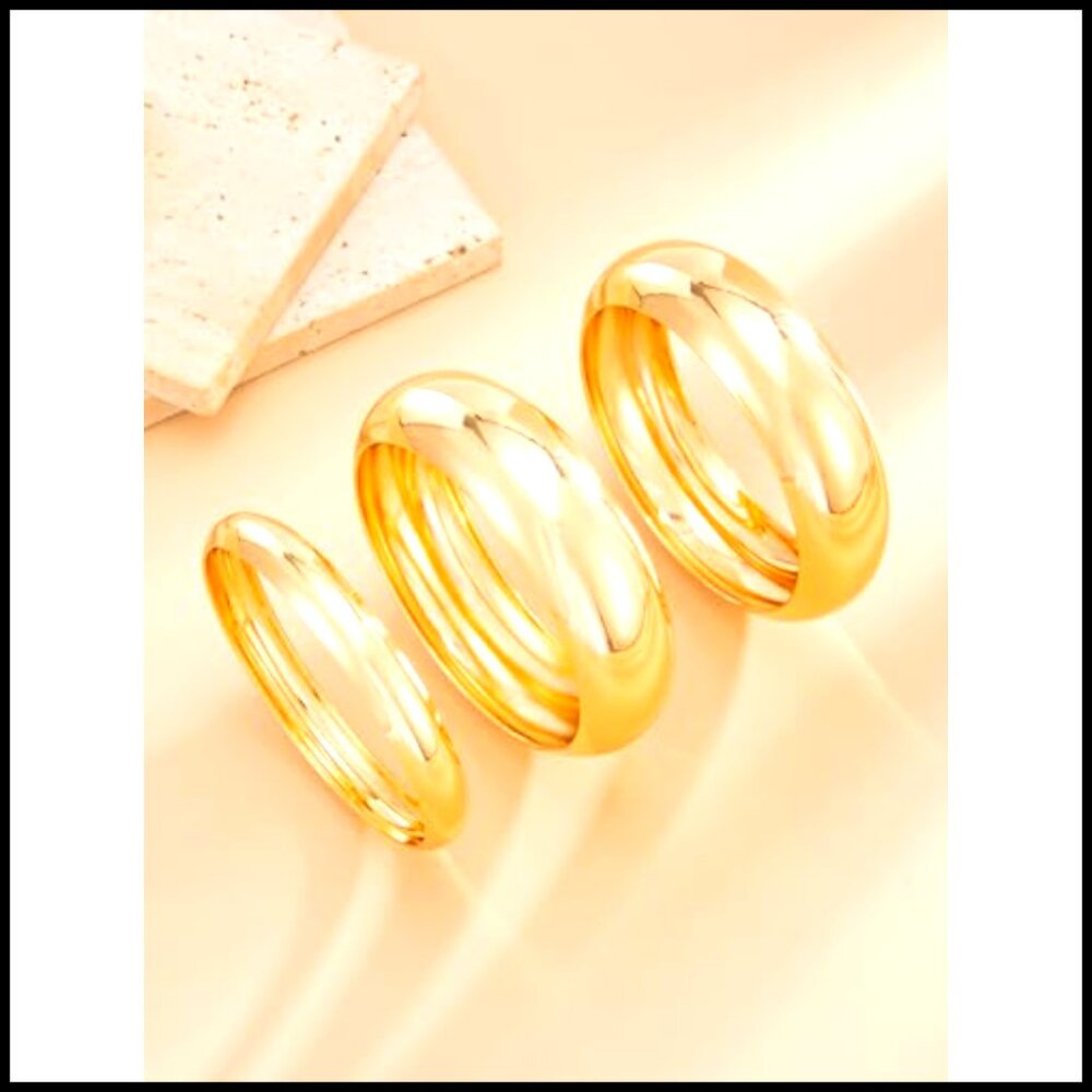 Chunky Stackable Bangle Bracelets Statement Wide … - image 5